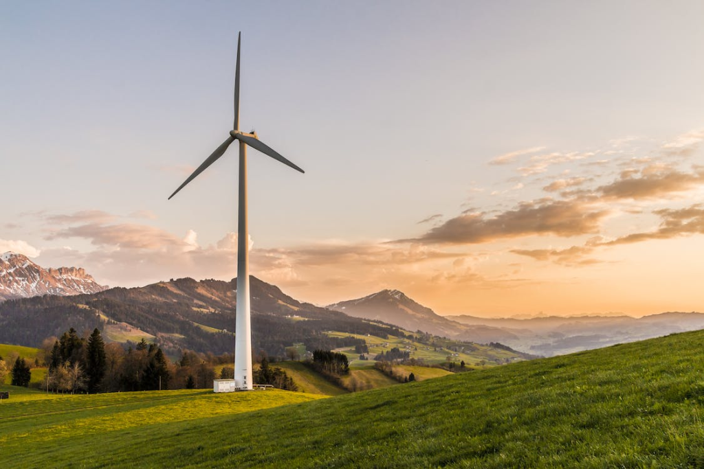 photo of wind turbines